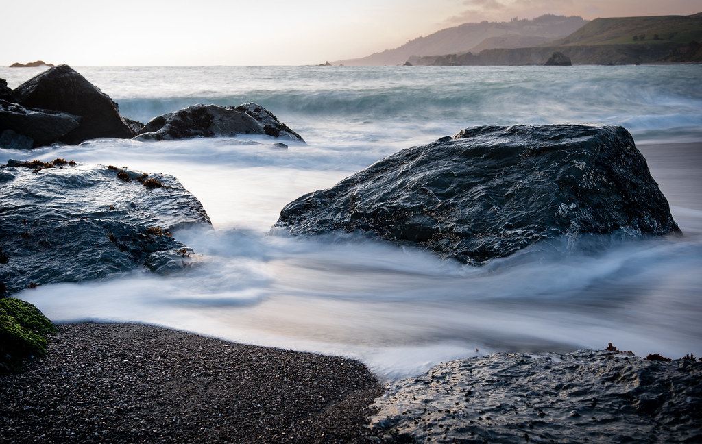 ocean rocks surf goat rock wikiphotographer