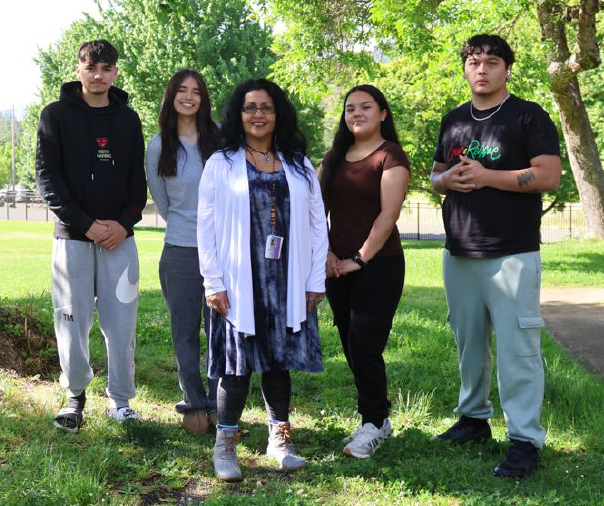 Students and teacher from Ukiah Unified School District