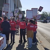 Providence hospice workers on strike