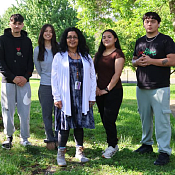 Students and teacher from Ukiah Unified School District